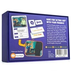 Drama Mayhem Family-Friendly Role Playing Card Game - Funny Charades Card Game For Parents And Kids, Families, & Friends - For Fun Game Nights, Parties, Birthdays, Holidays,Group Events And Activities -Folkmanis Toys Shop 51V77quVmaL