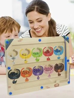 Hcqxnsl Magnetic Color And Number Maze,Toddler Wooden Magnet Board Puzzles Toy With Magnetic Pen Color Matching Sorting Game Educational Matching Games Fine Motor Skills Toys For Kids Boys Girls 12 Hcqxnsl Magnetic Color And Number Maze,Toddler Wooden Magnet Board Puzzles Toy With Magnetic Pen Color Matching Sorting Game Educational Matching Games Fine Motor Skills Toys For Kids Boys Girls -Folkmanis Toys Shop 51VDJPDp7ZL