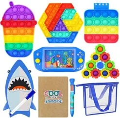 QTOP Fidget Toys Set,10 Pack Fidget Toys, Sensory Toys, Erasable Board Toys, Water Games And Puzzles, Activities Toy For Boys And Girls 4 5 6 7 8 Years - Learning Gift For Trip (Rainbow) 21 QTOP Fidget Toys Set,10 Pack Fidget Toys, Sensory Toys, Erasable Board Toys, Water Games And Puzzles, Activities Toy For Boys And Girls 4 5 6 7 8 Years - Learning Gift For Trip (Rainbow) -Folkmanis Toys Shop 51VF1w7XF6L. AC
