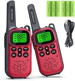 Toys For 3-15 Year Old Boys Girls, CONNECOM Rechargeable Walkie Talkies For Kids 22 Channels 2 Way Radio Toy, Best Gifts For Boys And Girls To Outdoor, Camping, Hiking, Adventure Game -Folkmanis Toys Shop 51VQEnbznnL. AC 1