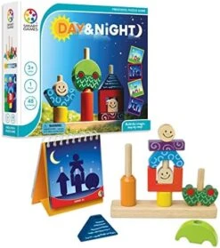 SmartGames Day & Night Wooden Cognitive Skill-Building Puzzle Game Featuring 48 Playful Challenges For Ages 2+ 18 SmartGames Day & Night Wooden Cognitive Skill-Building Puzzle Game Featuring 48 Playful Challenges For Ages 2+ -Folkmanis Toys Shop 51VQSRQIaxL. AC