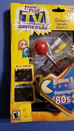 Original Pac Man Arcade Classics Namco Plug & Play TV Games -Folkmanis Toys Shop 51VUI1RewVL