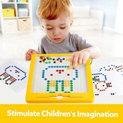 Magnetic Drawing Board For Toddlers Jumbo Magnetic Doodle Board With Magnetic Pen And Beads Magnetic Dot Art Educational Toddler Toys Travel Toys For 3 4 5 Year Old Boys Girls (12.5"x12.5") -Folkmanis Toys Shop 51VXsq5olhL