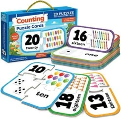 Number Puzzle Kindergarten Math Games - Number Matching Puzzle - Learning Numbers Puzzles Counting Toys For Toddlers Kids Ages 3-5 - Educational Toys Preschool Learning Activities Toddler Puzzles -Folkmanis Toys Shop 51VYVfda1YL. AC