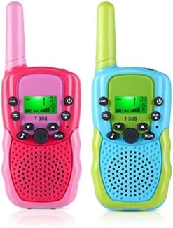 Jeebuu Toys For 3-12 Year Old Girls, 2 Pack Walkie Talkies For Kids 22 Channels 3 Kms Range 2 Way Radio For Indoor Outdoor Camping Hiking, Ideal Christmas Birthday Gifts For 3-12 Year Old Girls Boys -Folkmanis Toys Shop 51Vacxrz39L. AC