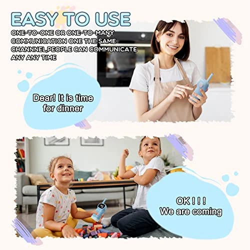 Selieve Walkie Talkies For Kidse, 2 Pack Kids Walkie Talkie With Wearable Lanyard For Outdoor Camping Games Indoor Toys, Birthday Xmas Gifts For Age 3-8 Boys Girls 6 Selieve Walkie Talkies For Kidse, 2 Pack Kids Walkie Talkie With Wearable Lanyard For Outdoor Camping Games Indoor Toys, Birthday Xmas Gifts For Age 3-8 Boys Girls - Image 4
