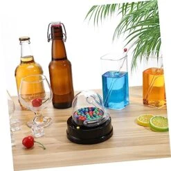 TOYANDONA 3 Sets Favors Not Table Supplies No Toy Without Machine Vending Nights Desktop Ball Cainival Adults Bar Games Lucky With Portable - Fortunate Chips Favor Number- Mini Shake