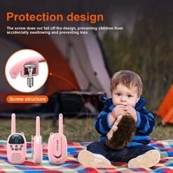 GOCOM Walkie Talkies For Kids, Kids Toys Handheld Child Gift Walky Talky, Two-Way Radio Boys & Girls Toys Age 3-12, For Indoor Outdoor Hiking Adventure Games 19 GOCOM Walkie Talkies For Kids, Kids Toys Handheld Child Gift Walky Talky, Two-Way Radio Boys & Girls Toys Age 3-12, For Indoor Outdoor Hiking Adventure Games -Folkmanis Toys Shop 51VmrUHbNjL