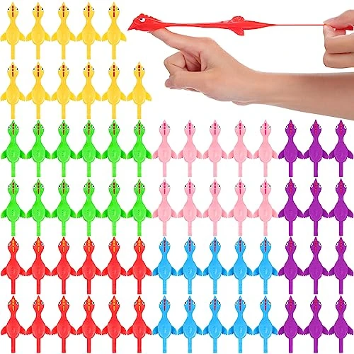 180 Pieces Slingshot Chicken Catapult Toy Flying Chicken Toy Funny Rubber Chicken Slingshot Stretchy Chicken Flingers Chicken Toy Activity For Children Birthday Party Favors, 6 Colors, 3.94 Inch 3 180 Pieces Slingshot Chicken Catapult Toy Flying Chicken Toy Funny Rubber Chicken Slingshot Stretchy Chicken Flingers Chicken Toy Activity For Children Birthday Party Favors, 6 Colors, 3.94 Inch