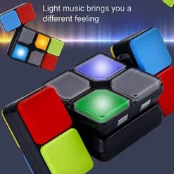 Electronic Memory Game, A Gift Kids Quadrate Toy For Children For Home For Outdoor(Music Cube (color Box)) 12 Electronic Memory Game, A Gift Kids Quadrate Toy For Children For Home For Outdoor(Music Cube (color Box)) -Folkmanis Toys Shop 51VvGkyP9iL