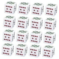 Alasum Birthday Party Games Couples Gifts 32 Pcs Poker Dice Liars Dice Interesting Dice Set Dice Props Funny Game Chips Acrylic Party Supplies Liars Dice Game Couple Gifts White Outfit