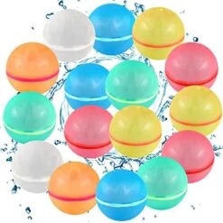 SCUATANBE 12PCS Reusable Magnetic Water Balloons, Self-Sealing Quick Fill Water Bomb Toys For Kids Age 4-8, Refillable Water Splash Balls For Summer Party Pool Outdoor Toys For Kids Ages 8-12 -Folkmanis Toys Shop 51W3P8upIbL. AC
