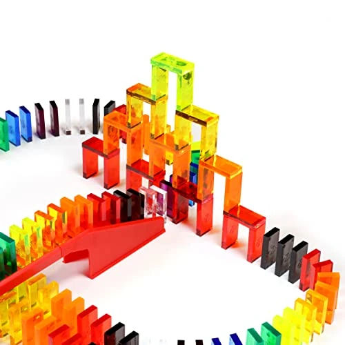 Bulk Dominoes Pro-Domino Kit | Dominoes Set, STEM STEAM Small Toys, Family Games For Kids, Kids Toys And Games, Building, Toppling, Chain Reaction Sets (The Artisan) 5 Bulk Dominoes Pro-Domino Kit | Dominoes Set, STEM STEAM Small Toys, Family Games For Kids, Kids Toys And Games, Building, Toppling, Chain Reaction Sets (The Artisan) - Image 3