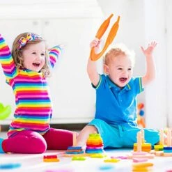 NUOBESTY Jumbo Tweezers Plastic Preschool Tweezers Color Sorting Toys Plastic Experimental Teaching Tools Develop Strength And Coordination Game For Children Toddler Kids 6pcs -Folkmanis Toys Shop 51WMWPS4N4L