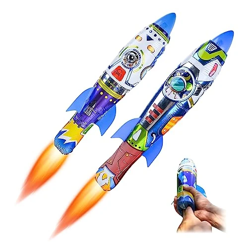 TOPRADE Rocket Balloon Launcher 2pcs, Finger-Press-To-Launch Rocket Balloons, Pop-Up Rocket Flying Toys Outdoor Sport For Adults And Kids, Excellent For Parties And Gifts (Rocket Balloon Launcher) 3 TOPRADE Rocket Balloon Launcher 2pcs, Finger-Press-To-Launch Rocket Balloons, Pop-Up Rocket Flying Toys Outdoor Sport For Adults And Kids, Excellent For Parties And Gifts (Rocket Balloon Launcher)