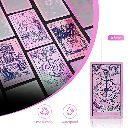 SOUL SPARKLE TAROT - Neo Rider Tarot Deck 7 Deadly Sins Collection, 78 Tarot Cards Deck With English Booklet, Rainbow Tarot Cards (The Iridescent Deck Inked (Blue Ink) 3 SOUL SPARKLE TAROT - Neo Rider Tarot Deck 7 Deadly Sins Collection, 78 Tarot Cards Deck With English Booklet, Rainbow Tarot Cards (The Iridescent Deck Inked (Blue Ink)