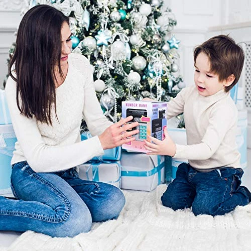 KMiKE Electronic Piggy Bank For Kids Cash Coin Cartoon ATM Money Saver Coin Bank For Kids With Password Great Gift Toy For Kids Children (Black) 7 KMiKE Electronic Piggy Bank For Kids Cash Coin Cartoon ATM Money Saver Coin Bank For Kids With Password Great Gift Toy For Kids Children (Black) - Image 5