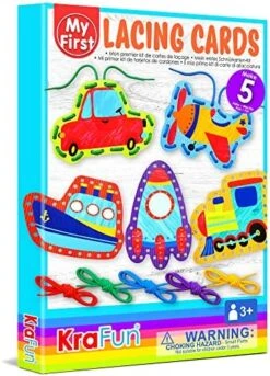 KRAFUN Beginner Unicorn My First Lacing Card Kit For Kids Arts & Crafts, 10 Easy Princess, Mermaid, Lacing Projects, Toddlers Lace Project, Fine Motor Preschool Skills Toys 23 KRAFUN Beginner Unicorn My First Lacing Card Kit For Kids Arts & Crafts, 10 Easy Princess, Mermaid, Lacing Projects, Toddlers Lace Project, Fine Motor Preschool Skills Toys -Folkmanis Toys Shop 51WiVdkyBHL. AC