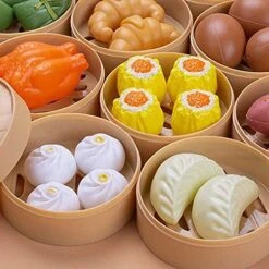 OADANNUo Play Food 88 PCS Dim Sum Play Food Toy For Kids Kitchen Toddler Imaginative Development Toys, Fun Educational Game Accessories Perfect Educational Toy For Toddlers Boys & Girls 10 OADANNUo Play Food 88 PCS Dim Sum Play Food Toy For Kids Kitchen Toddler Imaginative Development Toys, Fun Educational Game Accessories Perfect Educational Toy For Toddlers Boys & Girls -Folkmanis Toys Shop 51WpbWMiAtS
