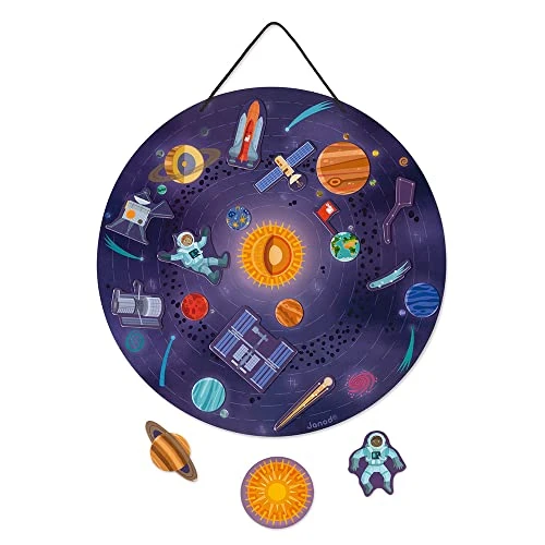 Janod 20” Magnetic Solar System Map - Ages 7+ - J05462 4 Janod 20” Magnetic Solar System Map - Ages 7+ - J05462 - Image 2