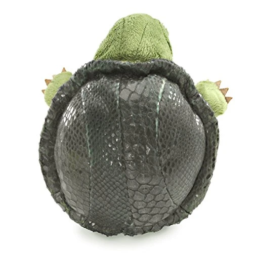 Folkmanis Little Turtle Hand Puppet, Green 4 Folkmanis Little Turtle Hand Puppet, Green - Image 2