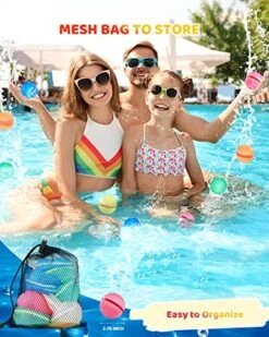 SOPPYCID Water-Balloons, Summer-Pool-Beach-Toys, Quick Fill Magnetic-Splash-Balls Silicone Latex-Free With Mesh Bag, Self-Sealing Water Bomb Games For Kids 3-12 Years Adult Outdoor Fun(12PCS) 17 SOPPYCID Water-Balloons, Summer-Pool-Beach-Toys, Quick Fill Magnetic-Splash-Balls Silicone Latex-Free With Mesh Bag, Self-Sealing Water Bomb Games For Kids 3-12 Years Adult Outdoor Fun(12PCS) -Folkmanis Toys Shop 51XLZfXMKbL