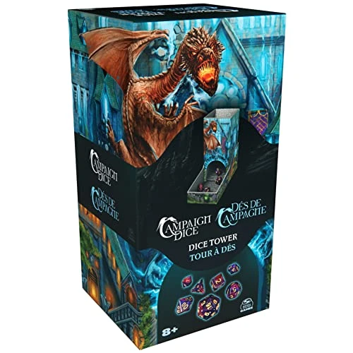 Campaign Dice Tower, Portable 7 Polyhedral Dice Role-Playing Board Games DND Dungeons Dragons MTG Magic The Gathering, For Adults & Kids Ages 8 And Up 3 Campaign Dice Tower, Portable 7 Polyhedral Dice Role-Playing Board Games DND Dungeons Dragons MTG Magic The Gathering, For Adults & Kids Ages 8 And Up