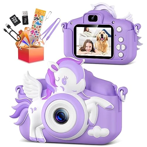 GREENKINDER Kids Camera, Toddler Digital Camera For Ages 3-12 Girls Boys Childrens, Christmas Birthday Gifts, Selfie 1080P HD Video Camera For 3 4 5 6 7 8 9 Years Old Little Girls Boys Toys Purple 3 GREENKINDER Kids Camera, Toddler Digital Camera For Ages 3-12 Girls Boys Childrens, Christmas Birthday Gifts, Selfie 1080P HD Video Camera For 3 4 5 6 7 8 9 Years Old Little Girls Boys Toys Purple