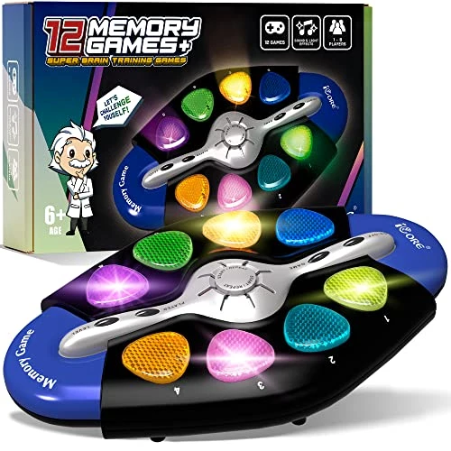 ICore Flashing Genius Brain Games Teaser, Electronic Memory & Brain Game | 12-in-1 Handheld Game For Kids | STEM Toy For Kids Boys & Girls 1 Or 8 Players | Fun Gift Toy For Kids Ages 8-12 Years Old 3 ICore Flashing Genius Brain Games Teaser, Electronic Memory & Brain Game | 12-in-1 Handheld Game For Kids | STEM Toy For Kids Boys & Girls 1 Or 8 Players | Fun Gift Toy For Kids Ages 8-12 Years Old