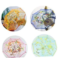 VALICLUD 6 Pcs Props Supplies Toy- Decoration Umbrella Umbrellas Parasol Cute Toy Photography Model Embroidery Decorative Diameter Color Random Girls Childrens Prop Lace Children -Folkmanis Toys Shop 51XckhoRY5L