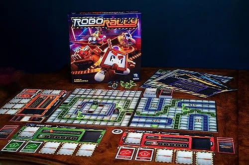 Renegade Game Studios | Robo Rally | Strategy Board Game For 2-6 Players, Ages 12+ With 6 Pre-Painted Robot Miniatures 5 Renegade Game Studios | Robo Rally | Strategy Board Game For 2-6 Players, Ages 12+ With 6 Pre-Painted Robot Miniatures - Image 3