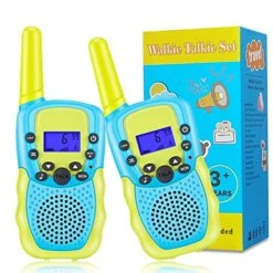 Toys For 3-12 Year Old Boys & Girls,Walkie Talkies For Kids,3 KM Range 22 Channels 2 Way Radio With Backlit LCD Flashlight Outdoor Indoor Toys,Birthday Gifts For Boy And Girls Age 3 4 5 6 7 8+