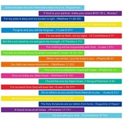 100 Pieces Bible Verse Bracelets Bulk Silicone Christian Scripture Bracelets WWJD Rubber Religious Spiritual Wristbands Inspirational Bracelet For Adult Teen Religious Gifts (Bright, Classic) -Folkmanis Toys Shop 51Xoe2Rww5L