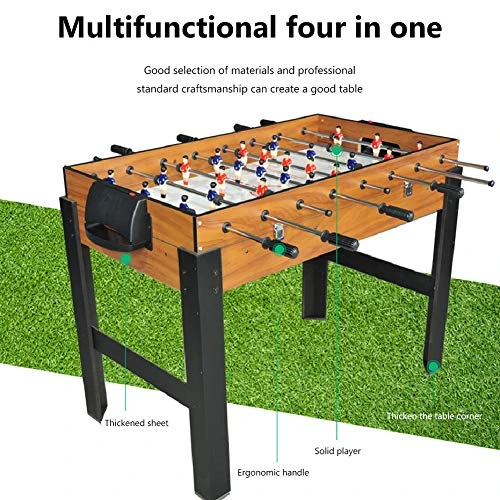 Multifunctional Desktop Ball Game Machine, Family Party Football Machine Ice Hockey Billiards Table Tennis Table Children's Double Adult Toy Desktop Wooden Puzzle Game,A 4 Multifunctional Desktop Ball Game Machine, Family Party Football Machine Ice Hockey Billiards Table Tennis Table Children's Double Adult Toy Desktop Wooden Puzzle Game,A - Image 2
