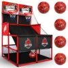 BESTKID BALL Kids Basketball Hoop Arcade Game - Indoor & Outdoor Double Shot System Kids Toy Include 4 Balls & Pump – 3 4 5 6 7 8 9 Years Old Boys, Girls, Children, Toddlers Fun Sports 1 BESTKID BALL Kids Basketball Hoop Arcade Game - Indoor & Outdoor Double Shot System Kids Toy Include 4 Balls & Pump – 3 4 5 6 7 8 9 Years Old Boys, Girls, Children, Toddlers Fun Sports -Folkmanis Toys Shop 51Y54xNh6eL