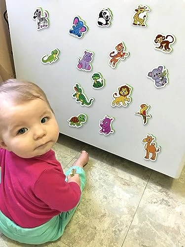 LIENO ROSIO Refrigerator Magnets For Kids Zoo Animals - Big Fridge Magnets For Toddlers Animal Toys For Toddlers 1-3 Magnetic Toys Toddler Toys Age 1-2 Educational Toys For 1 Year Old 3 LIENO ROSIO Refrigerator Magnets For Kids Zoo Animals - Big Fridge Magnets For Toddlers Animal Toys For Toddlers 1-3 Magnetic Toys Toddler Toys Age 1-2 Educational Toys For 1 Year Old
