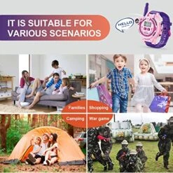 Rechargeable Walkie Talkie For Kids, Two-Way Radio Walky Talky With Flashlight Children Outdoor Game Interphone Toy Game And Gifts For Boy And Girl Age 4 To 12 (1×Blue+1×Pink) 12 Rechargeable Walkie Talkie For Kids, Two-Way Radio Walky Talky With Flashlight Children Outdoor Game Interphone Toy Game And Gifts For Boy And Girl Age 4 To 12 (1×Blue+1×Pink) -Folkmanis Toys Shop 51YH87OLy9L