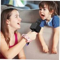 SAFIGLE 2pcs Microphone Baby Accessories Gifts For Toddlers Plastic Mics Karaoke Microphone Plastic Microphone Model Prop Microphone Pretend Play Microphone Acrylic Speaker