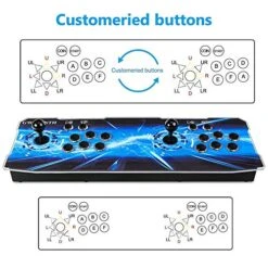 GWALSNTH 3D Pandora Box TT Arcade Game Console, 8000 HDMI Video Games With WiFi Function, Search/Save/Hide/ Pause Games,Favorite List,Up To 4 Players … -Folkmanis Toys Shop 51YUg0b7srL