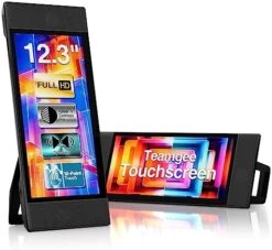 Teamgee Laptop Screen Extender, 12” Portable Monitor For Laptop FHD 1080P Glare-Free IPS Dual Screen, Works With Mac Windows Android Chrome Linux, Fits 13”~16.5” Laptops, Built-in Speakers & HDR -Folkmanis Toys Shop 51YUwS5W1OL. AC