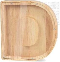 Weallbuy Piggy Bank For Kids Personalized A-Z Letter Piggy Bank Wooden Transparent Letter Money Box Decoration Creative Money Jar Gifts For Birthday, Christmas And Thanksgiving Day (B) -Folkmanis Toys Shop 51YblHEbkWL. AC