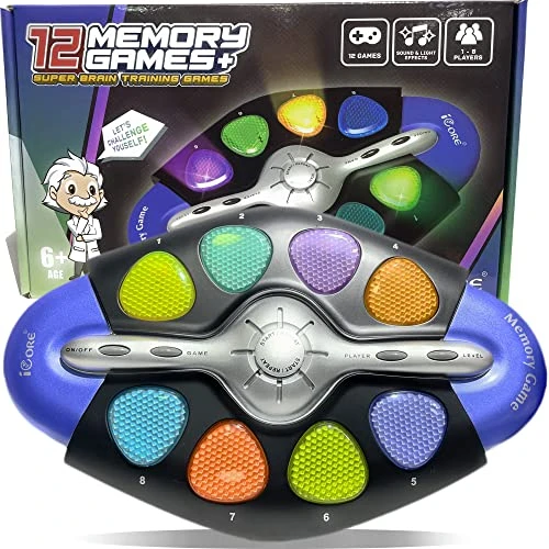 ICore Electronic Flashing Memory Game | 12-in-1 Handheld Brain Game For Kids | 1 Or 8 Players STEM Toy For Kids Boys And Girls | Fun Birthday Gift Toy For Kids Ages 6-12 Years Old 3 ICore Electronic Flashing Memory Game | 12-in-1 Handheld Brain Game For Kids | 1 Or 8 Players STEM Toy For Kids Boys And Girls | Fun Birthday Gift Toy For Kids Ages 6-12 Years Old