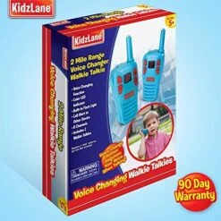 Kidzlane Voice Changing Walkie Talkies For Kids - 2 Mile Range, 8 Channels, Flashlight, Call Alert -Folkmanis Toys Shop 51YlSdfMgHL