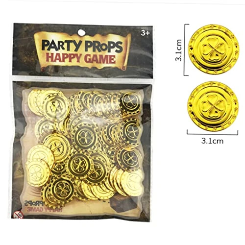 SAFIGLE 200 Pcs Coins For Kids Pirate Toys Plastic Coins Game Coins Gold Game Coins Plastic Lucky Coins Gold Coins For Kids Plastic Gold Coins Kids Gold Coins Game Currency Yingshi Golden 3 SAFIGLE 200 Pcs Coins For Kids Pirate Toys Plastic Coins Game Coins Gold Game Coins Plastic Lucky Coins Gold Coins For Kids Plastic Gold Coins Kids Gold Coins Game Currency Yingshi Golden