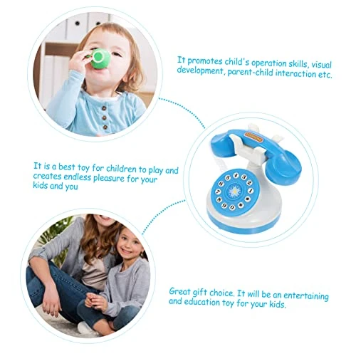 Ibasenice 5 Pcs Simulated Phone Retro Landline Telephone Kids Talking Toys Baby Pretend Phone Kids Basket Music Decor Tabletop Accessories Home Appliance Toy Fake Telephone Toy Child Toy Boy 9 Ibasenice 5 Pcs Simulated Phone Retro Landline Telephone Kids Talking Toys Baby Pretend Phone Kids Basket Music Decor Tabletop Accessories Home Appliance Toy Fake Telephone Toy Child Toy Boy - Image 7
