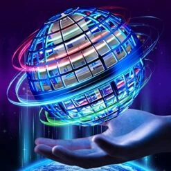 Flying Orb Ball Toy 2023 Upgraded, Hover Orb Ball With Lights, Hand Controlled Flying Spinner Mini Drone Ball, Magic Boomerang Ball Drone, Cool Toys Birthday Gift For Kids Adults Indoor Outdoor (Blue) -Folkmanis Toys Shop 51YsUOSIt1L. AC