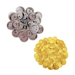 Toyvian Kids Toys Kids Toys Kids Toys Kids Toys Kid Toys 400 Pcs Pirate Treasure Golden Game Coins Plastic Coins Gold Treasure Coins Coins Plastic Gold Kids Toys Kid Toys Kid Toys Kid Toys Kid Toys -Folkmanis Toys Shop 51Yx9piQwBL
