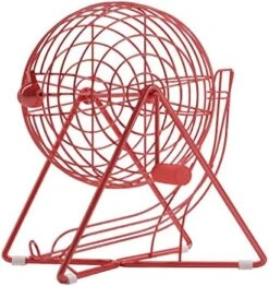 MR CHIPS Professional Steel 11" (Inch) Tall Bingo Cage – Rose Gold Bingo Ball Cage – Bingo Game Cage Only -Folkmanis Toys Shop 51Z K VEW1L. AC