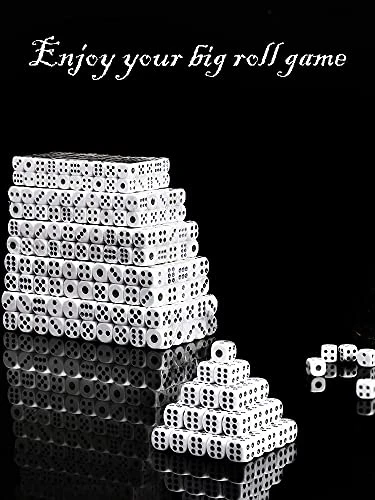 300 Pieces Dices Set Mini Dice 6 Sided Game Dices Tiny Square Corner Dice (0.27 Inch/7mm) 4 300 Pieces Dices Set Mini Dice 6 Sided Game Dices Tiny Square Corner Dice (0.27 Inch/7mm) - Image 2