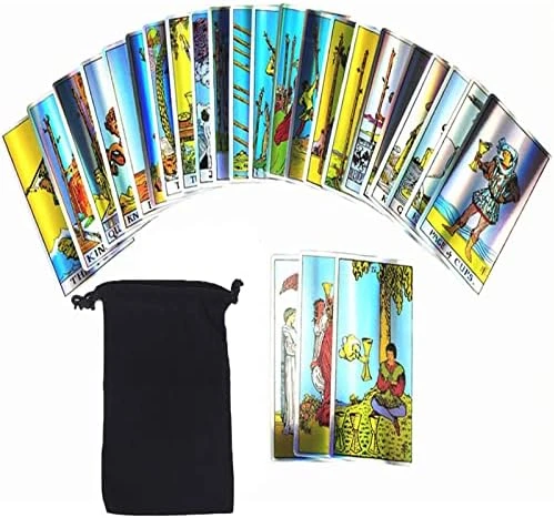 VOVCIG Tarot Cards With Guidebook Tarot Cards Deck Set,PVC Waterproof Tarot Cards Divination Tool For Beginners And Expert Readers(Rose Gold)… 15 VOVCIG Tarot Cards With Guidebook Tarot Cards Deck Set,PVC Waterproof Tarot Cards Divination Tool For Beginners And Expert Readers(Rose Gold)… - Image 13
